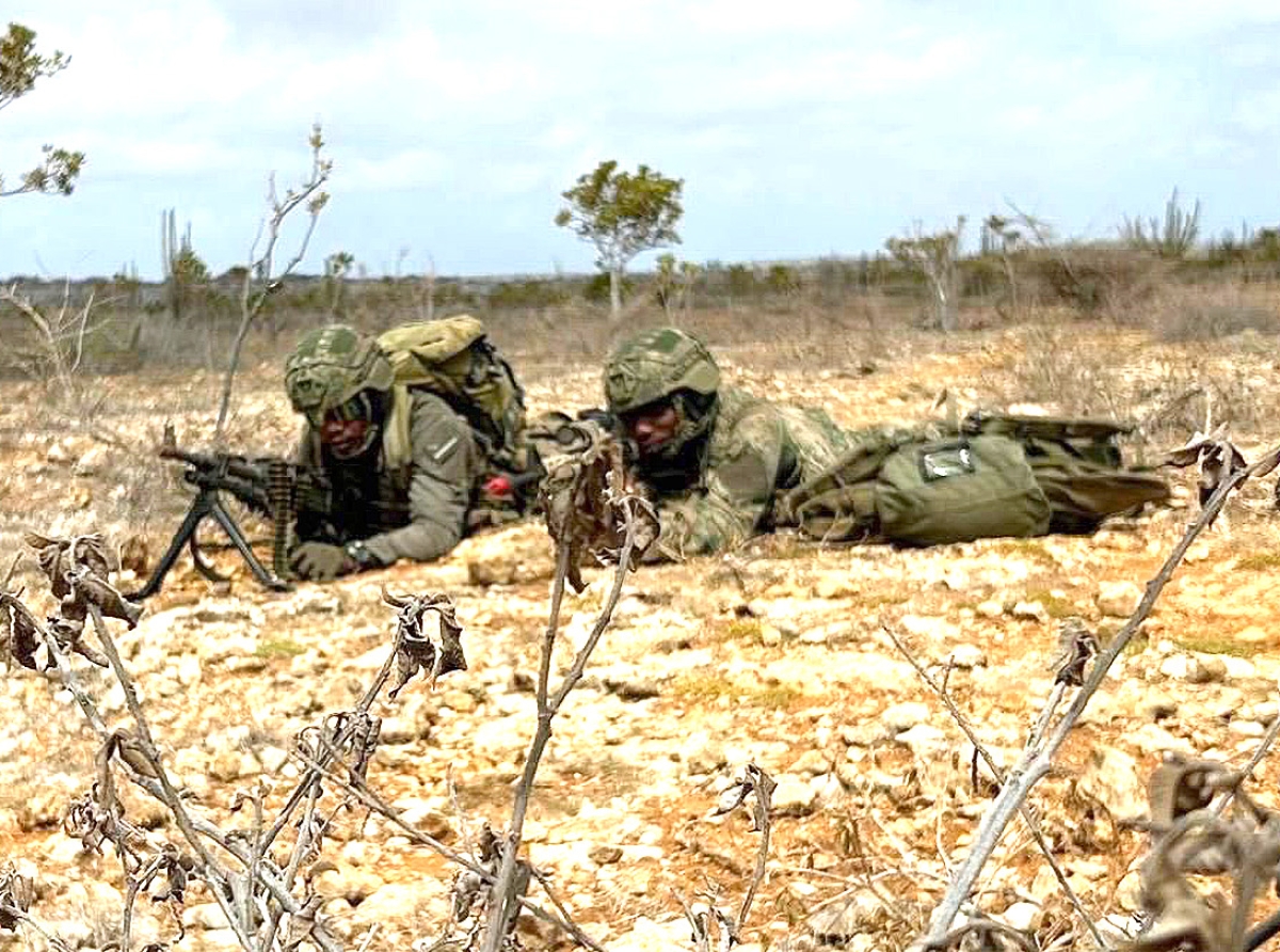 Militarnan di Aruba tambe den training intensivo di ‘Caribbean Strike’ na Bonaire